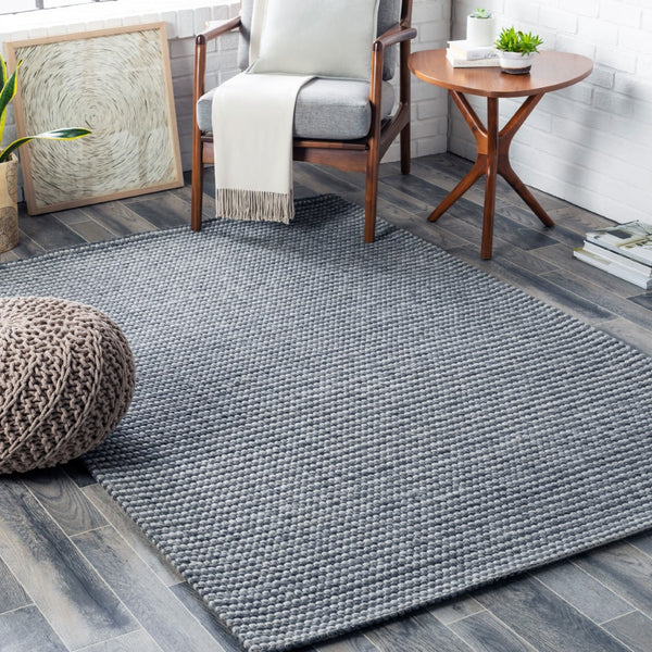 Surya Colarado 2' X 3' Handmade Wool Rug – Stylish, Easy-care, Modern Design For Any Home Decor Medium Gray Wool Cdo2303-268