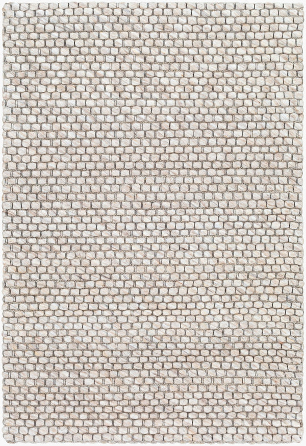 Surya Colarado 2' X 3' Handmade Wool Rug – Stylish, Easy-care, Modern Design For Any Home Decor Off,White Wool Cdo2304-23
