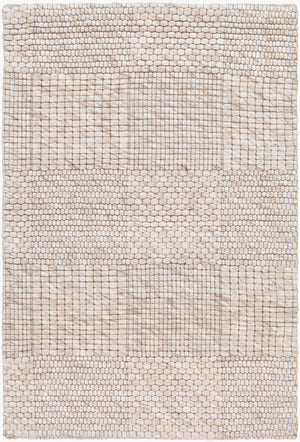 Surya Colarado 2' X 3' Handmade Wool Rug – Stylish, Easy-care, Modern Design For Any Home Decor Off,White Wool Cdo2308-23