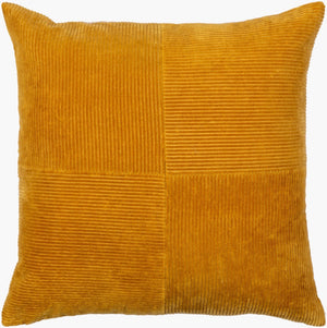Livabliss Corduroy Quilted Cotton Accent Pillow Soft Tactile Texture for Modern Minimalist Spaces CDQ003-1818D