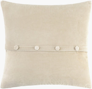 Livabliss Corduroy Cotton Accent Pillow Ridged Texture Handcrafted Bohemian Farmhouse Sofa Throw CDQ009-1818D