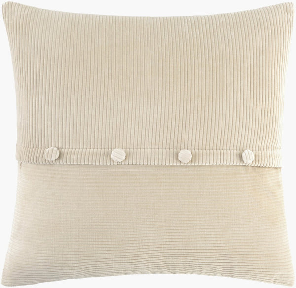 Livabliss Corduroy Cotton Accent Pillow Ridged Texture Handcrafted Bohemian Farmhouse Sofa Throw CDQ009-1818D
