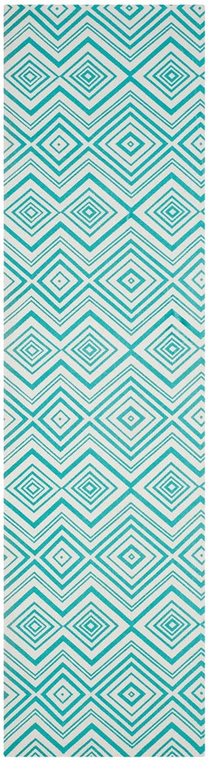 Safavieh Cedar Brook 142 Hand Loomed  Rug Ivory / Light Teal CDR142A-4