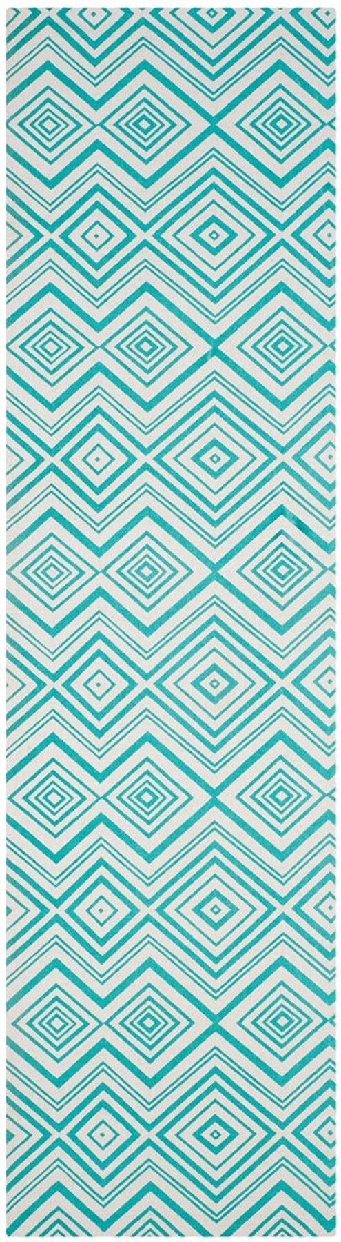 Safavieh Cedar Brook 142 Hand Loomed  Rug Ivory / Light Teal CDR142A-4