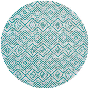 Safavieh Cedar Brook 142 Hand Loomed  Rug Ivory / Light Teal CDR142A-4