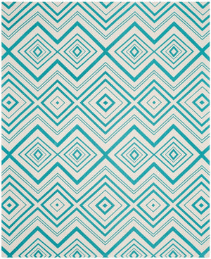 Safavieh Cedar Brook 142 Hand Loomed  Rug Ivory / Light Teal CDR142A-4