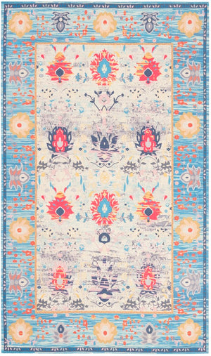 Safavieh Cedar Brook 601 Hand Loomed  Rug Blue / Light Grey CDR602A-4