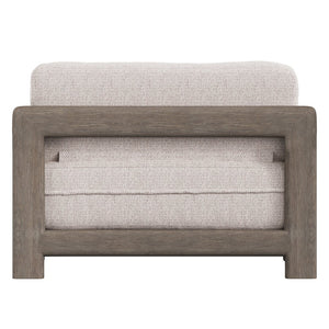 Bernhardt Bernhardt Montaigne Outdoor Chair 1/2 — Weathered Teak Teak Frame, Oversized Plush Seat, All-Season Comfort - Made to Order O3383B