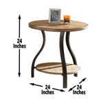 Steve Silver Denise End Table 24" Round DN200E