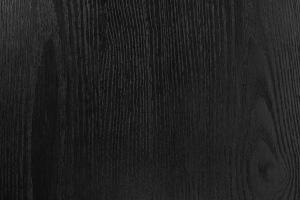 English Elm 1pc Round Dining Table 48"Ø x 30"H Black Finish with Cone-Shaped Bent Wood Base Seats 4 Modern Centerpiece B011S01727