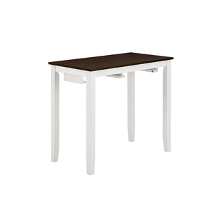 English Elm Bar Table and Stool Set Industrial Mdf Counter Height Dining for Game Room or Nook W487P331242