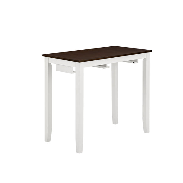 English Elm Bar Table and Stool Set Industrial Mdf Counter Height Dining for Game Room or Nook W487P331242