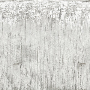 English Elm Turin Crinkle Velvet 2-Piece Comforter Set Twin White – Soft Brushed Polyester Backing, Sham Included B340P341990