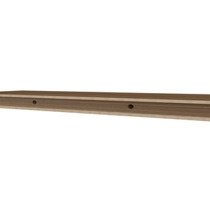 English Elm Iva 2-Piece Mahogany Floating Recessed Shelves 31.5" W x 9.8" D Sleek Wall Storage for Books & Decor B128P237134