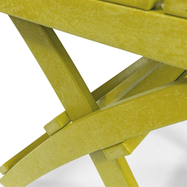 English Elm Seaview Recycled Hdpe Outdoor Folding Side Table Uv Resistant Patio Deck Use Yellow B2745P409722