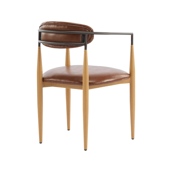 English Elm Christopher Knight Home® - Dining Arm Chairs Set Of 2 - Modern Upholstered Design With Durable Iron Frame For Comfort & Style N771P232981V