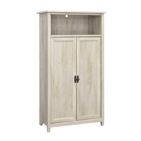 English Elm Storage Cabinet - Versatile Brown Finish With Adjustable Shelves For Organized Small Spaces & Elegance B356P367737-GIGA
