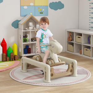 English Elm Qaba 5 in 1 Convertible Rocking Horse Ride on Balance Bike for Toddlers Ages 1 to 6 W2225P229336