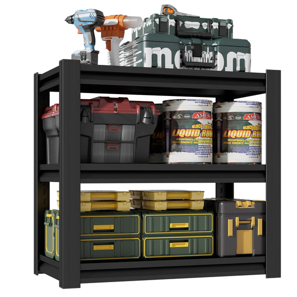 English Elm 20-30 Gallon Aquarium Stand Heavy Duty Steel Three Tier Rack for Home or Office Black W2735P457276