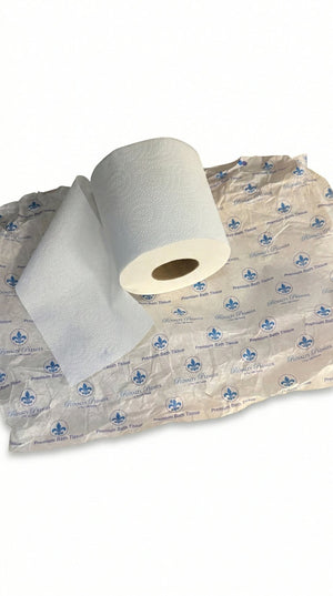 English Elm Royalty Virgin Fiber 2-ply Bath Tissue Bulk 96 Rolls Soft Strong 500 Sheets B2762P476995