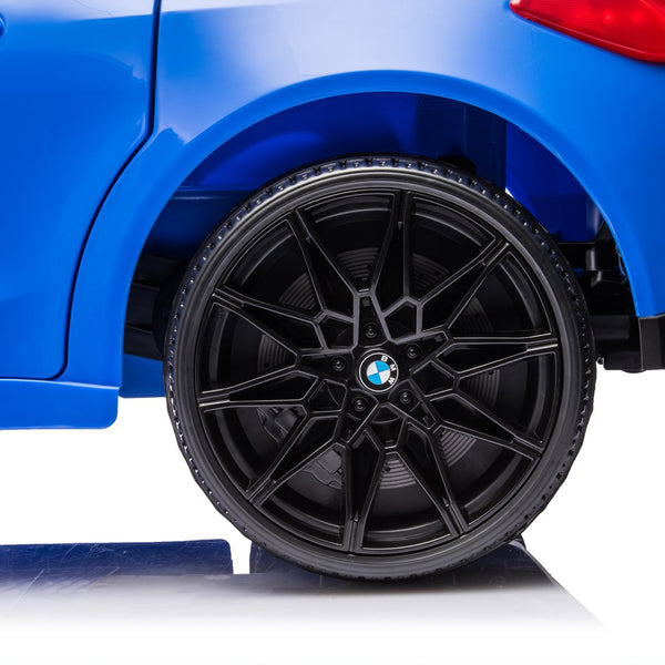 English Elm Bmw M4 Licensed Kids Ride on Car with Parental Remote Dual Motors and Led Lights Blue W1578P214204