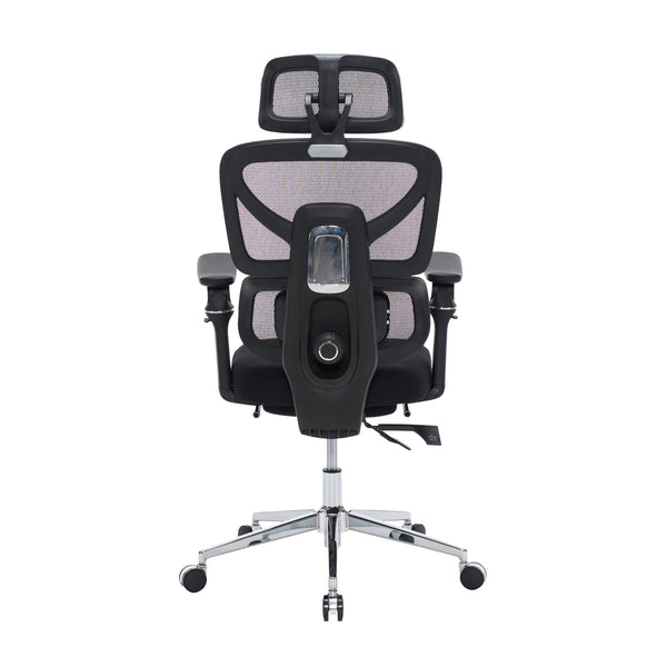 English Elm Ergonomic Mesh Home Office Chair with Massage Lumbar 6d Arms and 4d Headrest W2069P454356