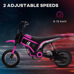 English Elm Aosom 12v Electric Kids Ride on Utv with Remote Control Suspension and Music System Pink W2225P229511