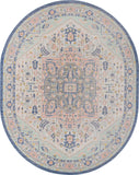 Unique Loom Whitney Milano Machine Made Medallion Rug Multi, Blue/Ivory/Light Green/Pink/Gold 8' 0" x 10' 0"