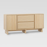 63" Minimalist Scandi Sideboard Coastal Oak MAJD5DCO Walker Edison