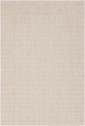 Unique Loom Outdoor Trellis Deco Trellis Machine Made Trellis Rug Taupe, Ivory 6' 1" x 9' 0"