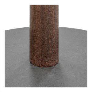 English Elm Hagan Outdoor Square Concrete Steel Patio Table for Industrial Modern Spaces B2769P504201
