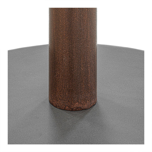 English Elm Hagan Outdoor Square Concrete Steel Patio Table for Industrial Modern Spaces B2769P504201