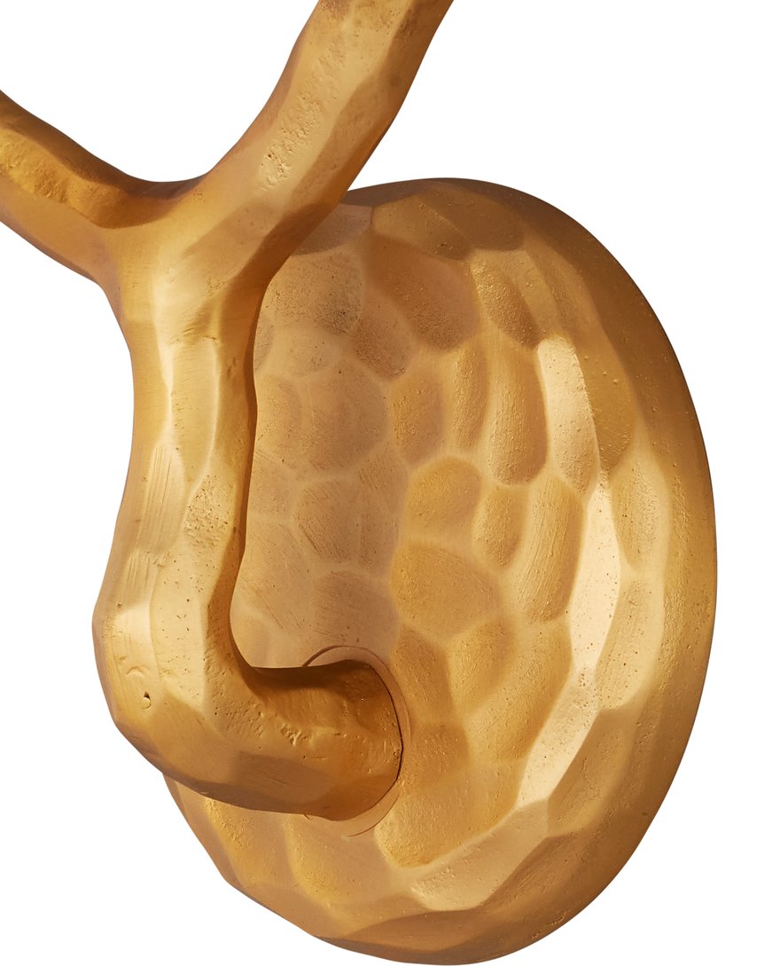 Currey & Company Mathilda Wall Sconce - Artful Brass Lighting With Milky Glass Shades For A Striking Home Accent Gold Glass ,Brass 5000-0284-currey-company