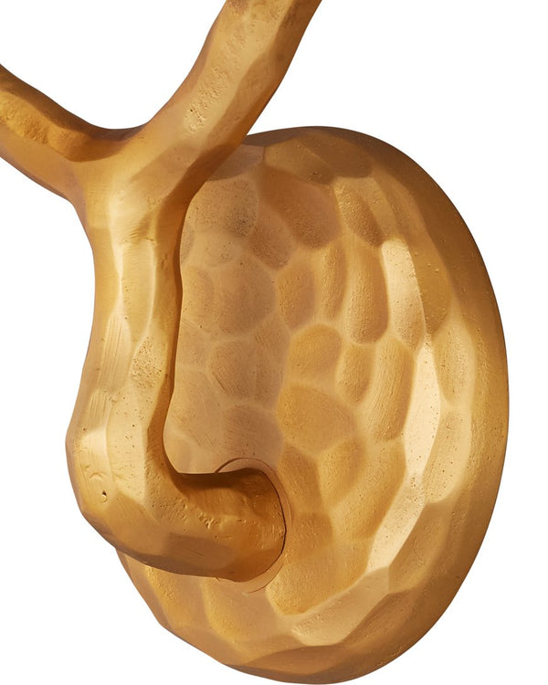 Currey & Company Mathilda Wall Sconce - Artful Brass Lighting With Milky Glass Shades For A Striking Home Accent Gold Glass ,Brass 5000-0284-currey-company