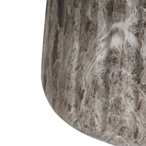 English Elm Christopher Knight Home® - Outdoor Carved Side Table - Modern Lightweight Concrete Pedestal For Indoor & Outdoor Elegance N773P283510B