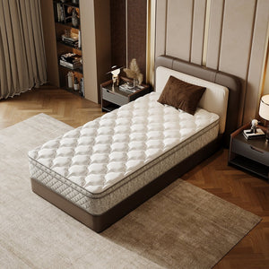 English Elm Twin Hybrid Mattress 12 Inch Gel Memory Foam Pocket Coils Medium Firm Sleep Support W3682P338216