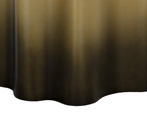 Sunpan Dahlia End Table - Elegant Floral Design with Curves to Elevate Your Living Space Aesthetic Gold Ombre