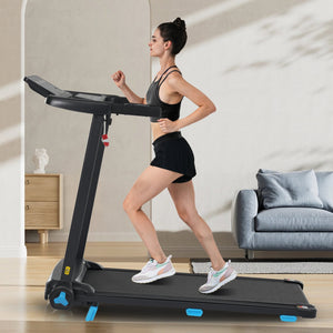 English Elm Treadmill Foldable Home Gym with 3hp Motor Incline Cushioned Belt and Bluetooth Speaker N728P337620B