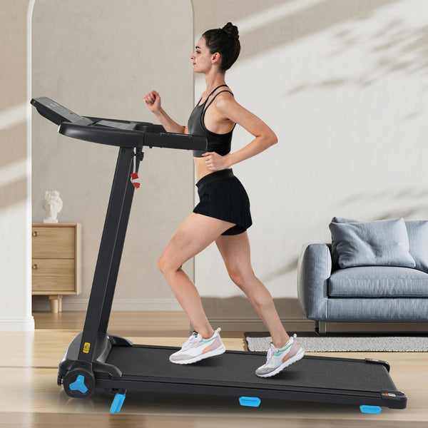 English Elm Treadmill Foldable Home Gym with 3hp Motor Incline Cushioned Belt and Bluetooth Speaker N728P337620B