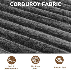 English Elm 105" L-Shaped Modular Sofa - Plush All-Foam Design, Space-Saving & Stylish For Modern Living Spaces W1710S00422