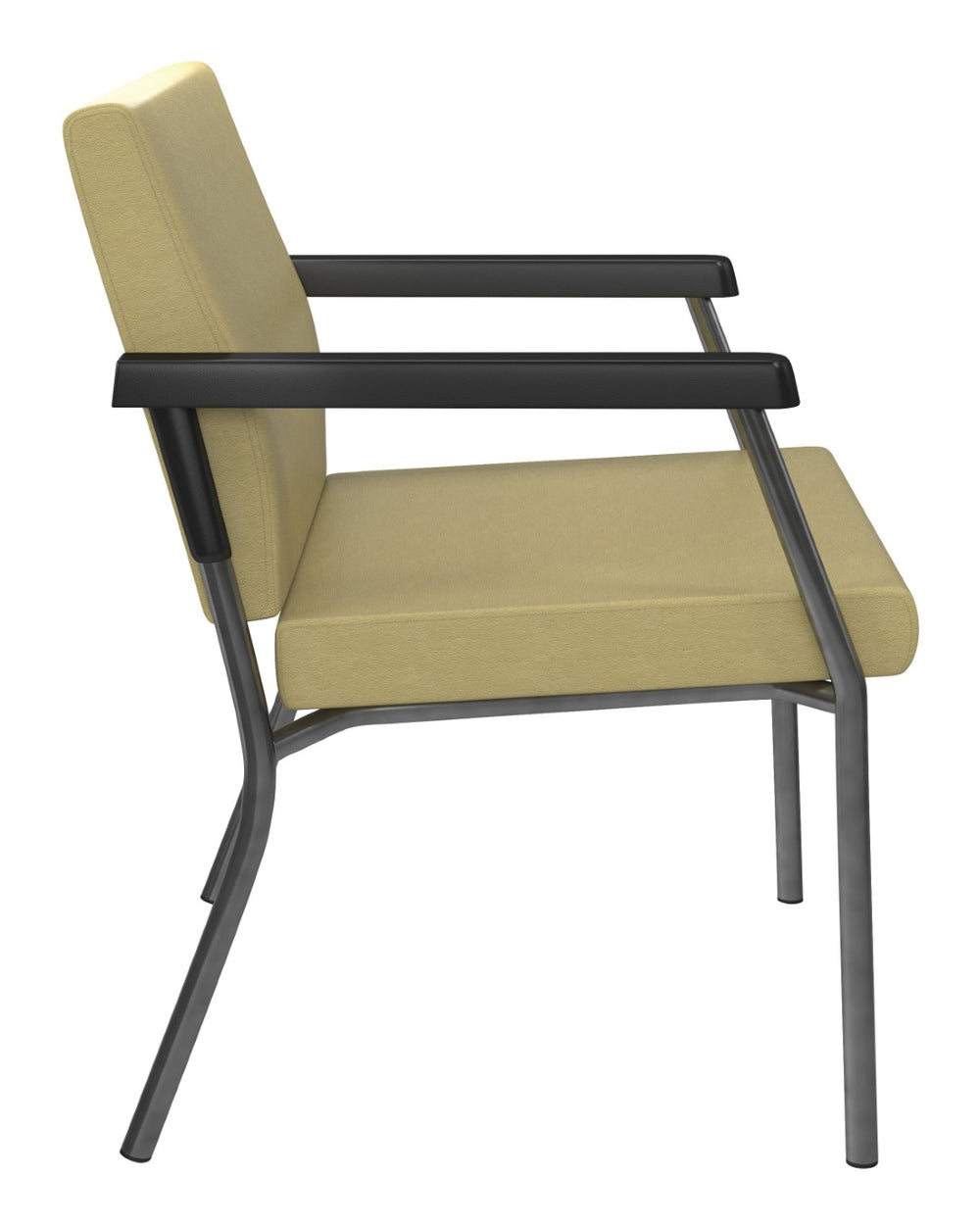 OSP Home Furnishings Bariatric Guest Chair with Reinforced Metal Frame and Plush Padded Seat for Medical Offices BC9602-K002