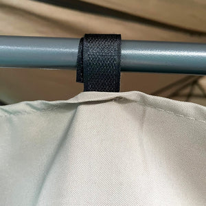 English Elm Outsunny 10' X 13' Outdoor Patio Gazebo Canopy With 6 Sidewalls, Steel Frame For Stylish Shade & Comfort W2225P174175-GIGA