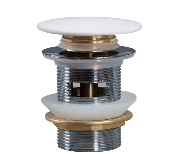 English Elm Solid Surface Bathtub Drain and Pipe Set Glossy White Finish for Seamless Bathroom Install W1920P466284