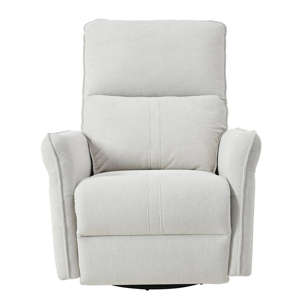 English Elm 270° 270° Power Swivel Recliner Chair with USB Ports, 30° Rocking, 95–150° Recline for Small Spaces Light Gray W1028S00041