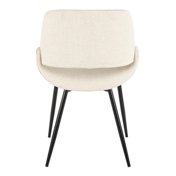 English Elm Mid-century Modern Dining Chairs Faux Leather Seat Zebra Bentwood Legs Set of 2 B202S01215