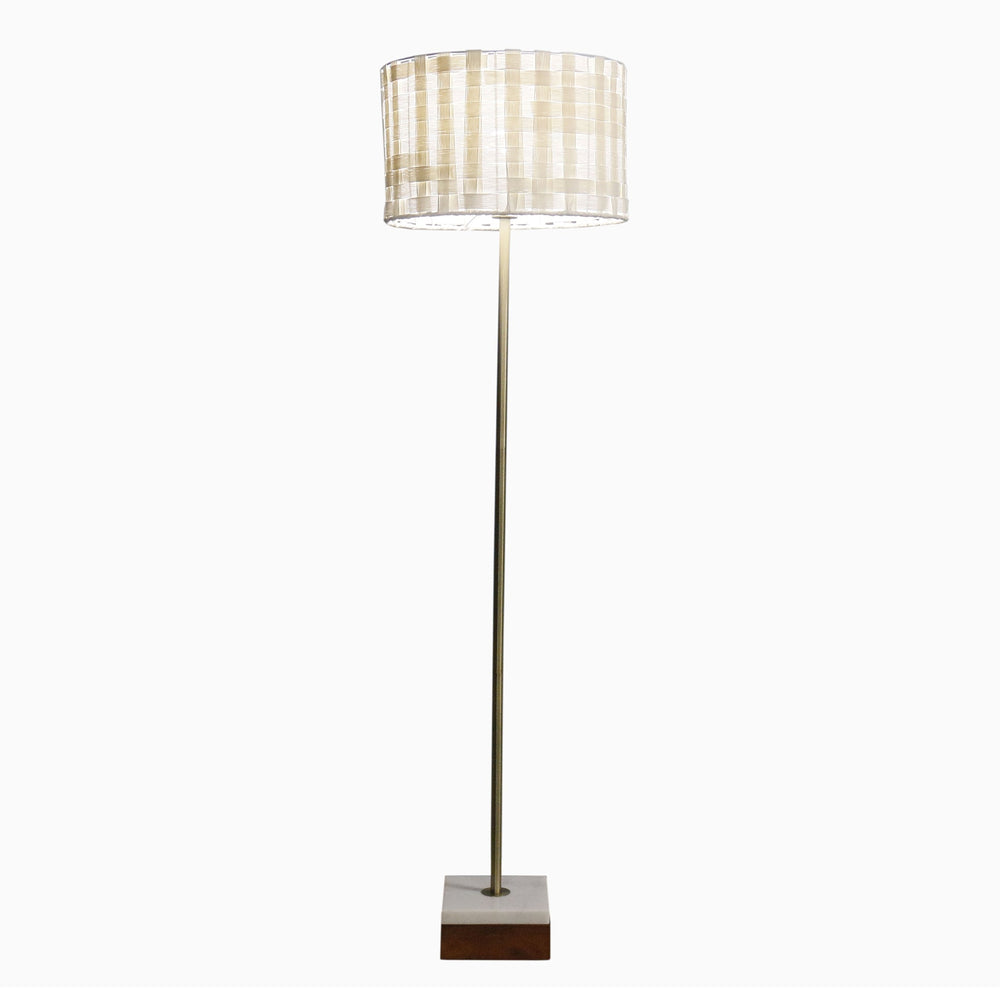 English Elm Ashcroft Furniture - Minimalist Floor Lamp - Sleek Slim Design With Neutral Shade For Modern Living Room & Bedroom Ambiance B183P315095