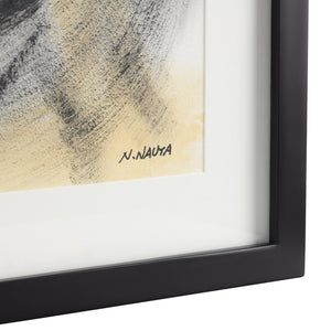 Crestview Collection S/3 Stunning Oil Paintings With Solid Black Wood Frames - Elegant Wall Decor Set For Modern Homes   Cvbzwf122