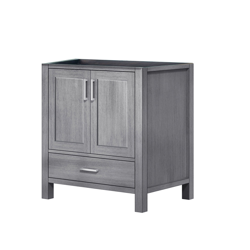 English Elm Distressed Grey Bathroom Vanity 30" Compatible Top Soft-Close Drawer Solid Wood Frame, Fully Assembled B2731P258788