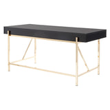 OSP Home Furnishings Broadway Desk Black