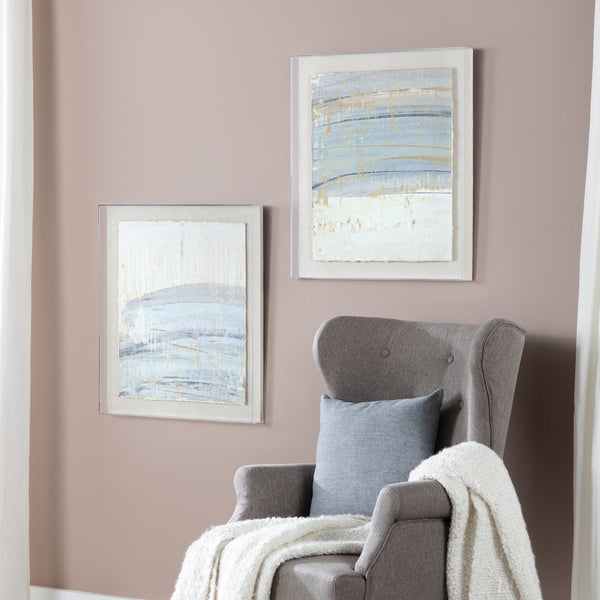 Crestview Collection Hanson 2 Wall Decor - Elegant Crestview Design - Stunning China Art Piece For Home Aesthetics   Cvtop3180